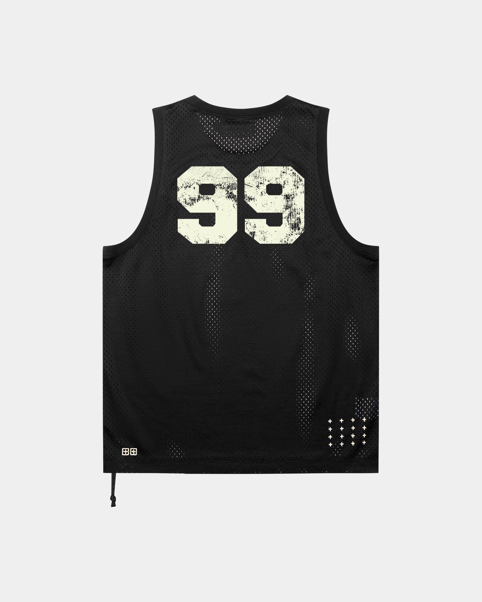 MENS  CLUBHOUSE PICK UP SINGLET BLACK BOXY FASHION TOPS