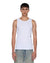 MENS  DEBUT SINGLET WHITE FITTED TEES