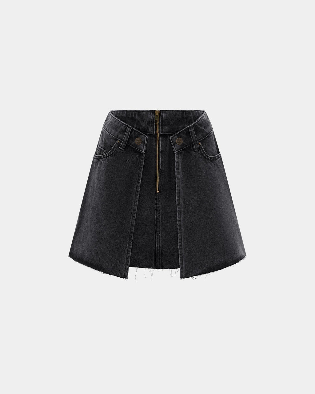 WOMENS DOUBLE SKIRT FALLEN SKIRTS