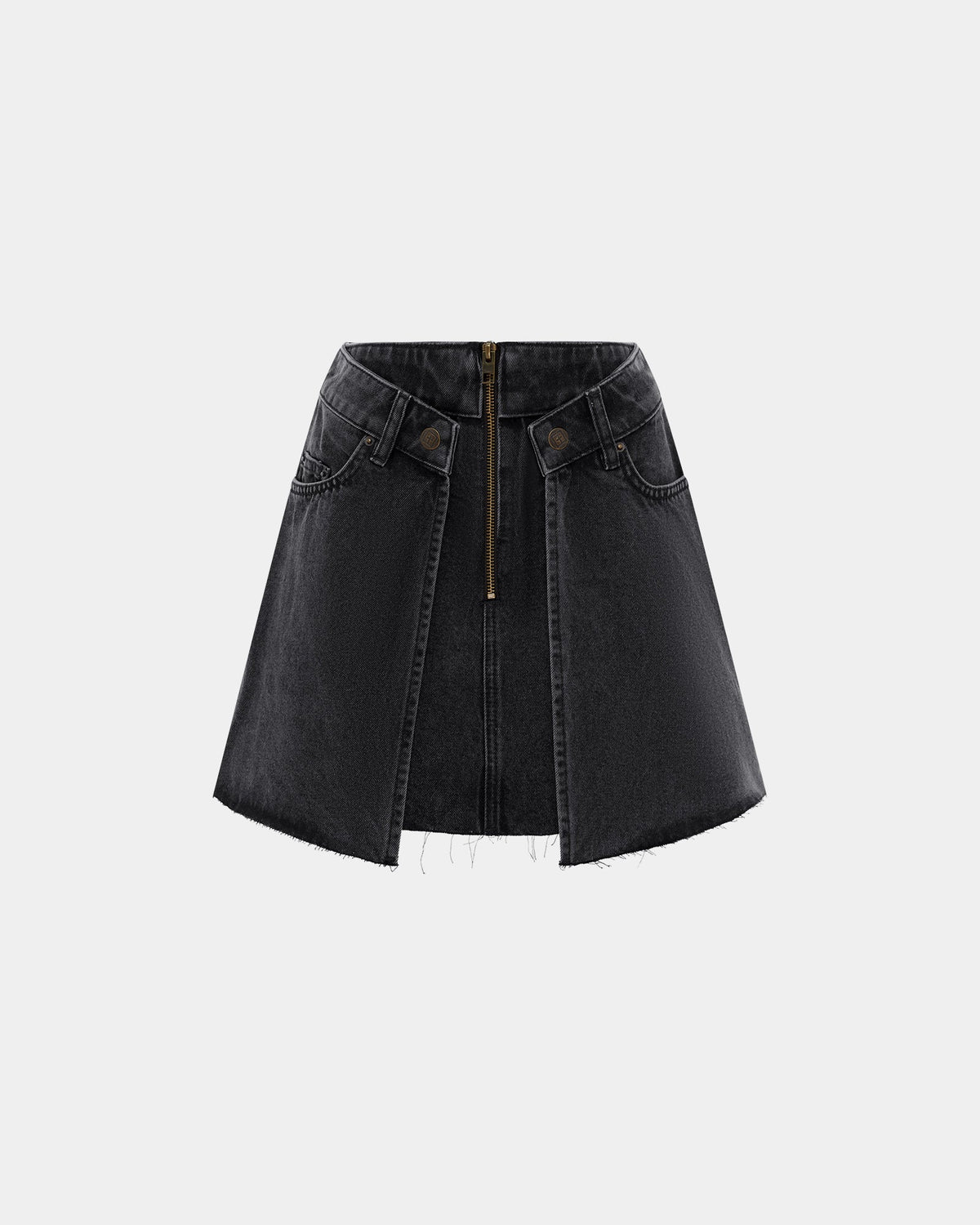 WOMENS DOUBLE SKIRT FALLEN SKIRTS