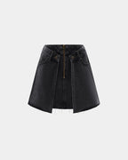 WOMENS DOUBLE SKIRT FALLEN SKIRTS