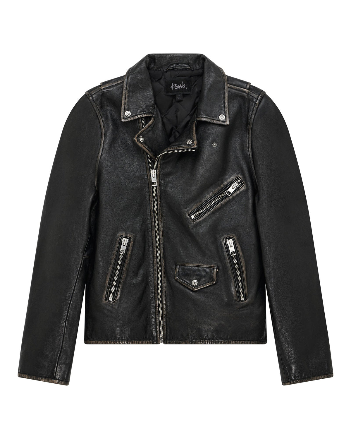 SOTT CAPITOL LEATHER JACKET BLACK