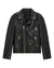 MENS  SOTT CAPITOL LEATHER JACKET BLACK REGULAR JACKETS