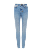 Womens Hi N Wasted Xtra Chroma Skinny Denim Jeans - Denim