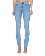 Womens Spray On Xtra Chroma Skinny Denim Jeans - Denim