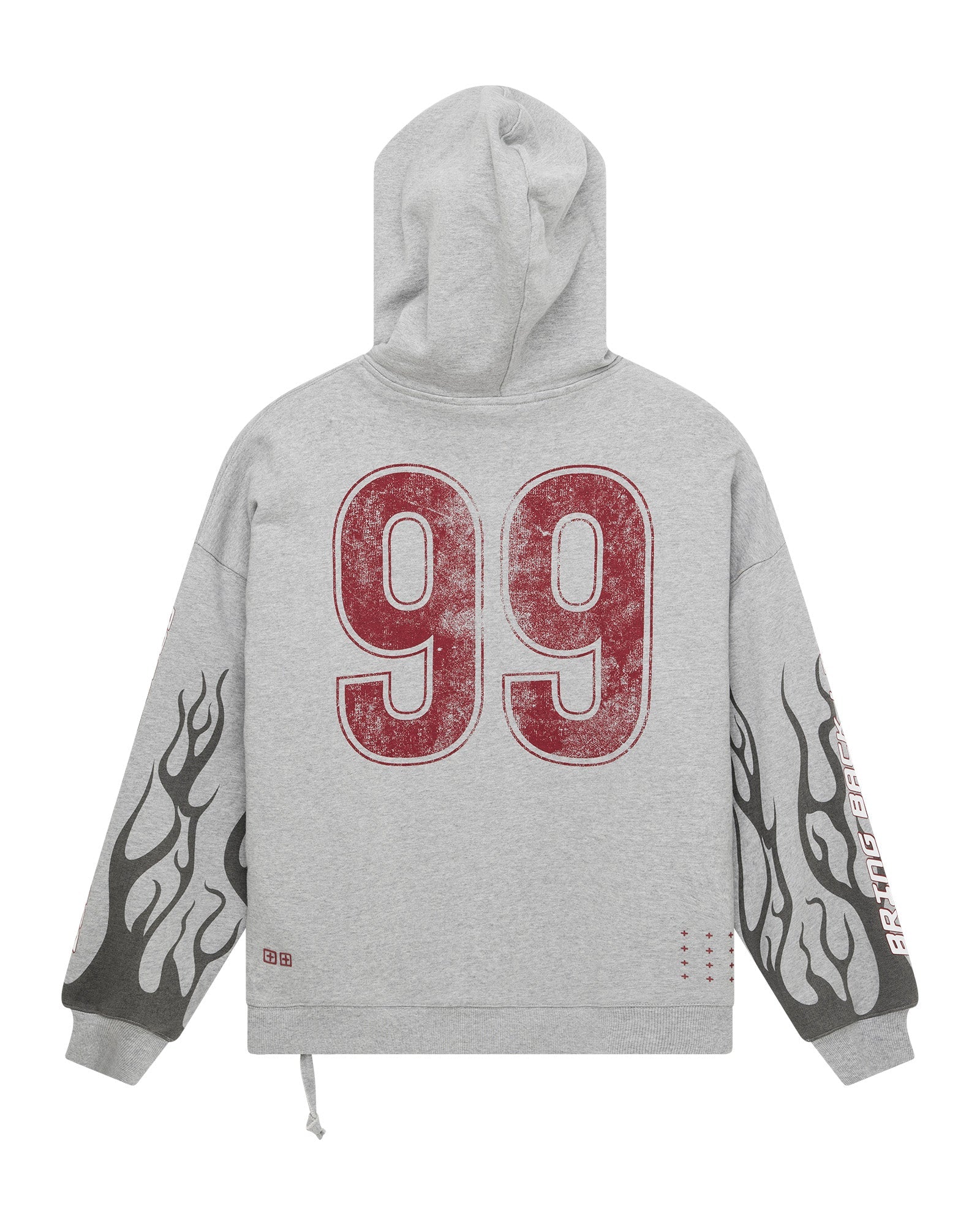 STINGER EKCESS ZIP HOODIE GREY MARLE