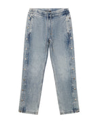 Mens Striker Snap Off Pant Lithium Relaxed Pants - Denim