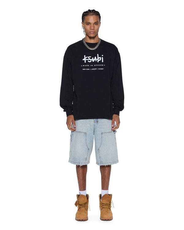 KSUBI plated ls tee black Tシャツ ◆送料・関税込み Buy PLATED LS TEE BLACK | Ksubi ++