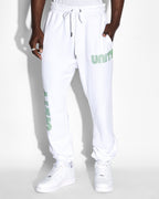 Mens Retro Lofi Trax Tru White Relaxed Pants - White