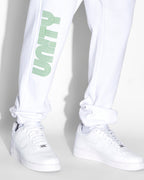 Mens Retro Lofi Trax Tru White Relaxed Pants - White