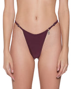 WOMENS ITSY BITSY BIKINI BOTTOM MERLOT BIKINI