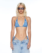 WOMENS HIGHER THINGS BIKINI TOP BANDANA BIKINI