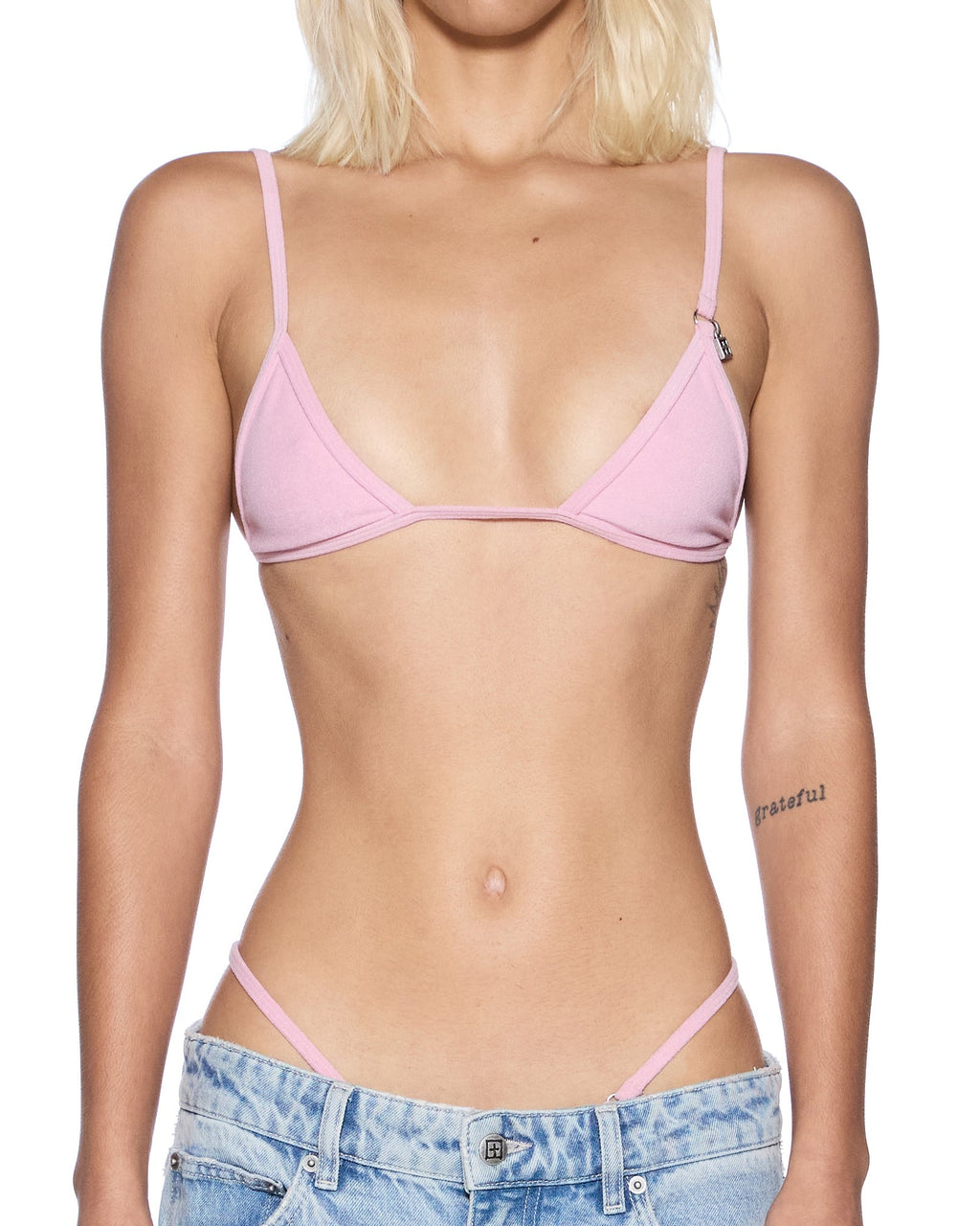 WOMENS ITSY BITSY BIKINI TOP BUBBLEGUM BIKINI