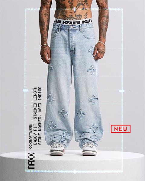 Mens Maxx Kraftwerk Baggy Denim Jeans | Ksubi ++ Mens Maxx Kraftwerk Baggy Denim Jeans | Ksubi ++