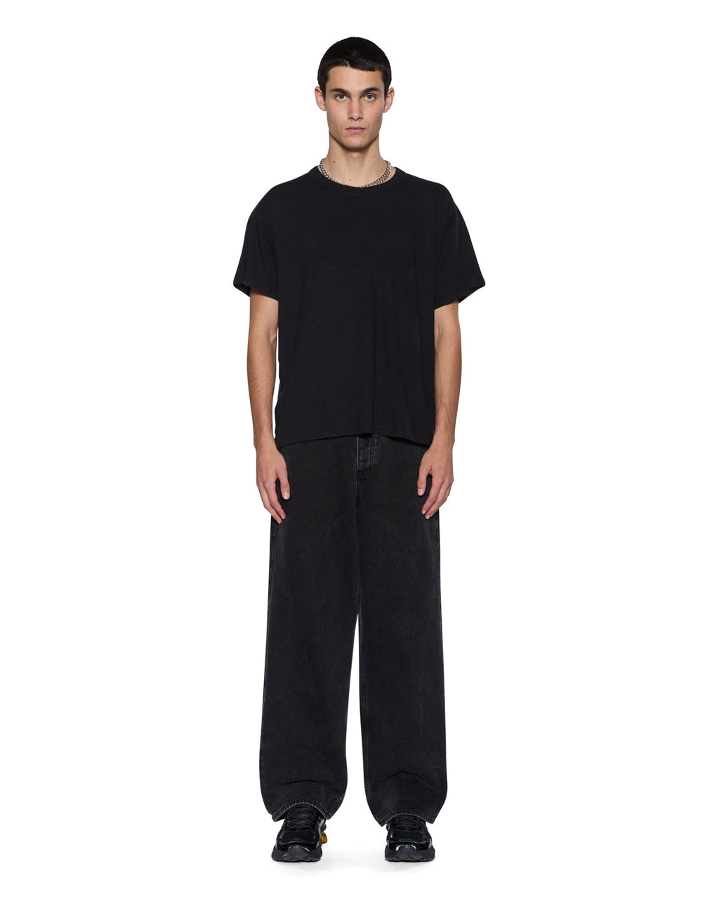 MENS SLUB SID SS TEE BLACK TEES