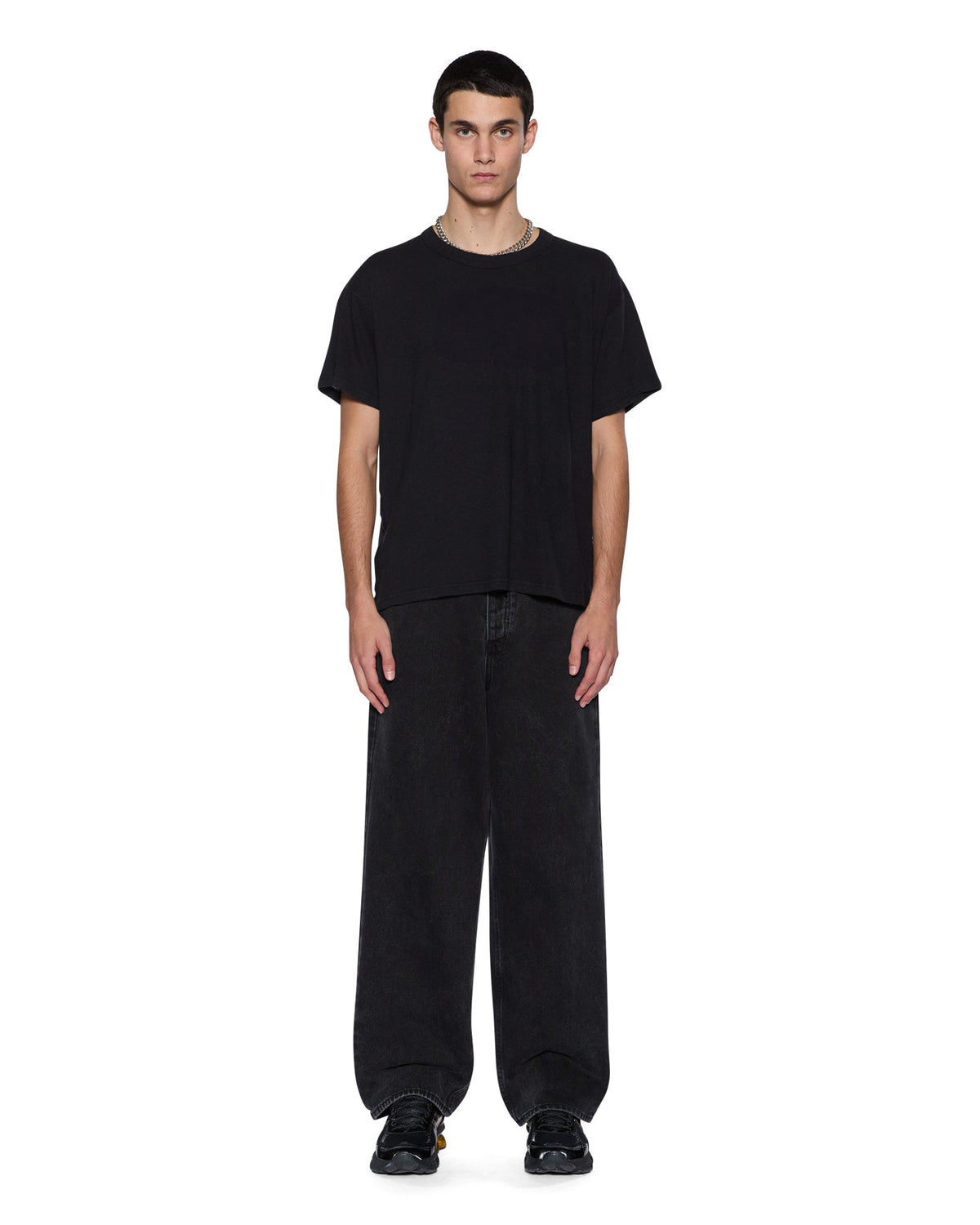MENS SLUB SID SS TEE BLACK TEES