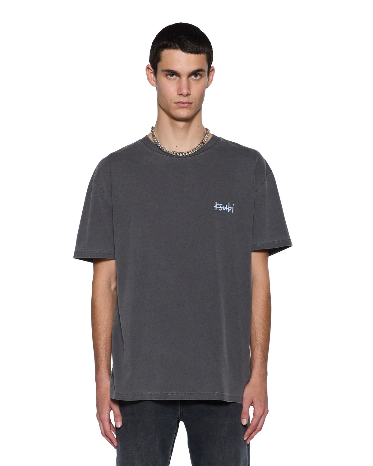 MENS ALL DAY BIGGIE SS TEE CHARCOAL TEES