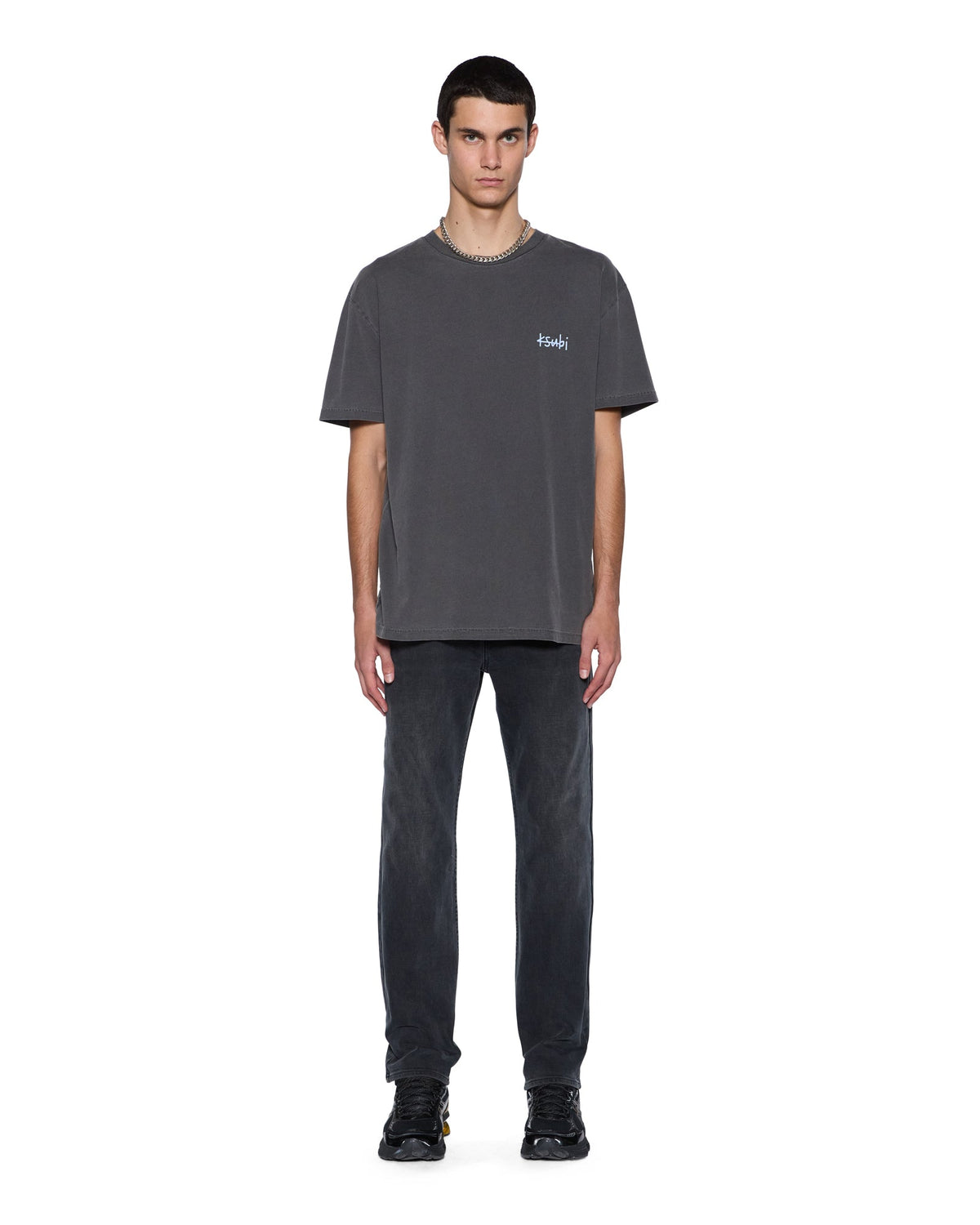 ALL DAY BIGGIE SS TEE CHARCOAL