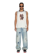 MENS BOLTER MESH DEBUT SINGLET ECRU FASHION TOPS