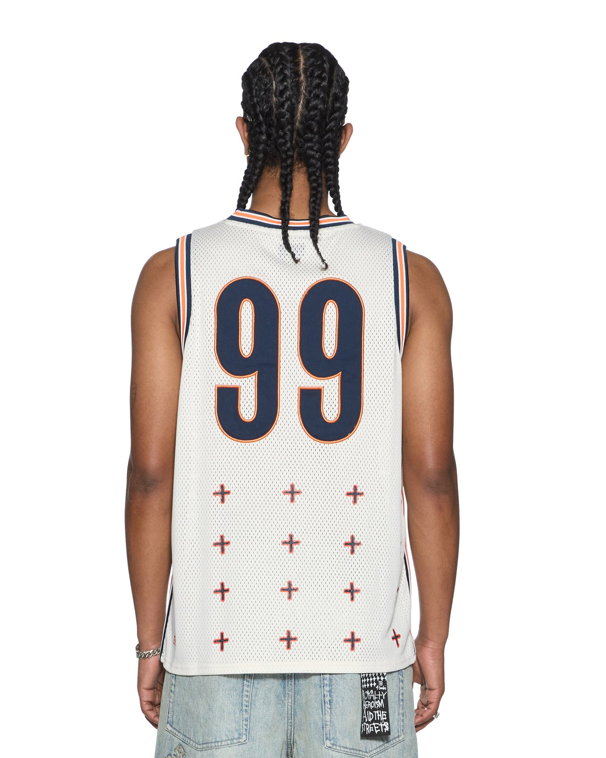 MENS BOLTER MESH DEBUT SINGLET ECRU FASHION TOPS