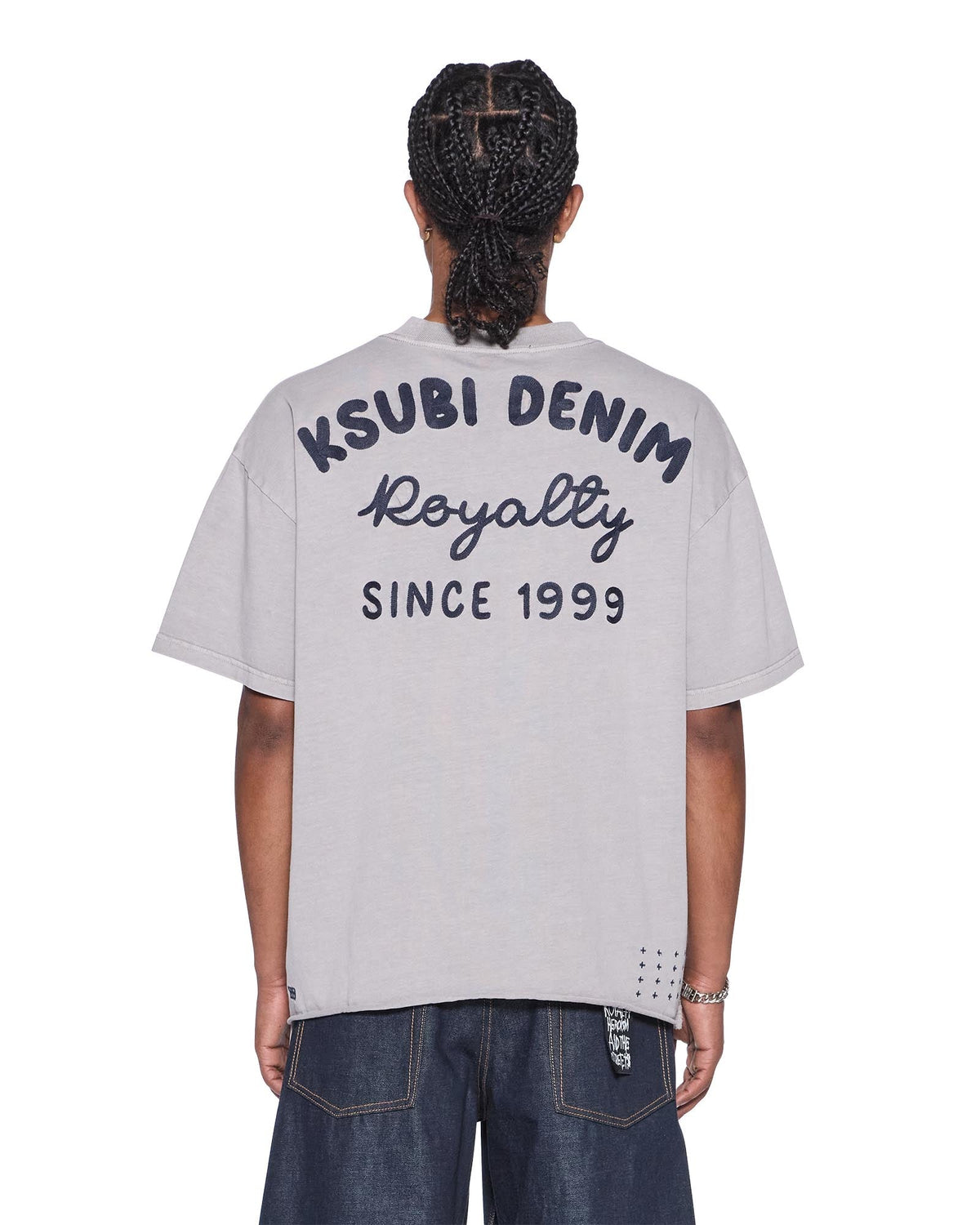 Mens Mechanic Ekcess Ss Tee Krete Oversized Tees - Grey