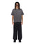MENS  UTOPIA ANGEL EKCESS  SS TEE CHARCOAL OVERSIZED TEES