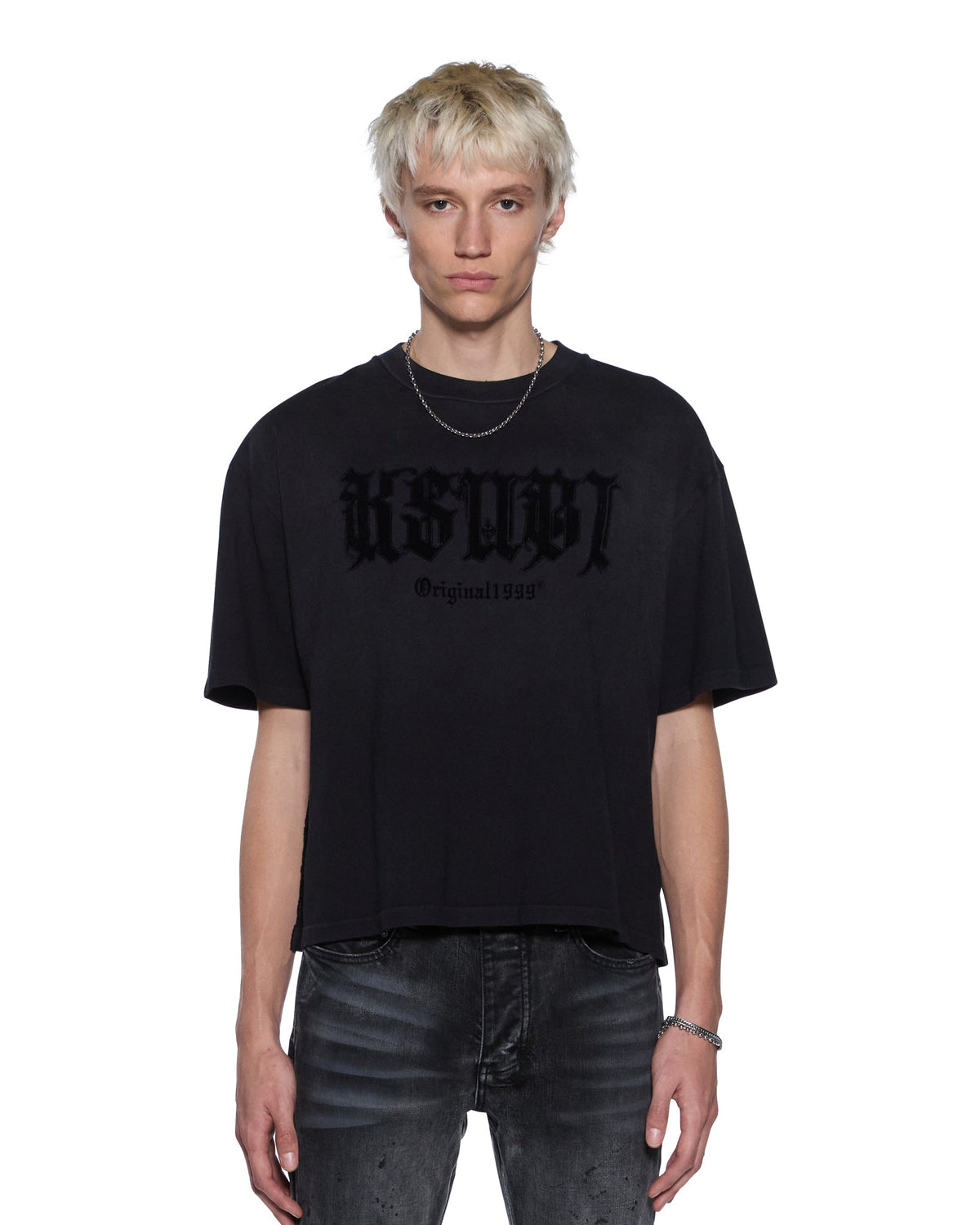 KSTUDIO HALEN SS TEE BLACK FADE