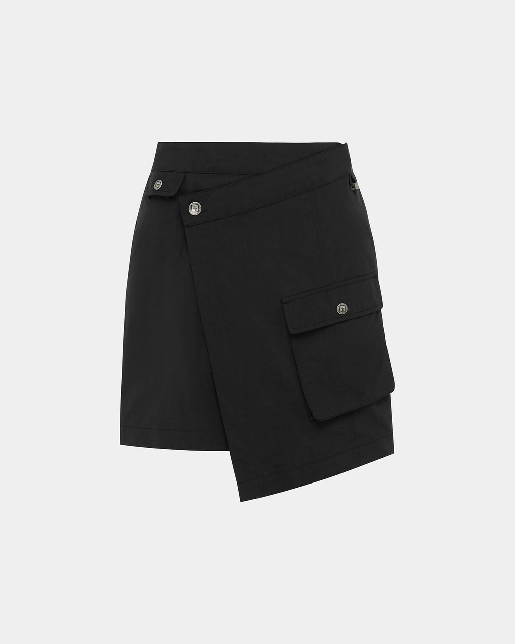 WOMENS TACTIC CARGO RAP SKIRT BLACK SKIRTS