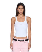 WOMENS CHLOE TANK XTRA WHITE TEES