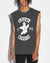 BADDIES BIGGIE CUT OFF TANK FADED BLACK