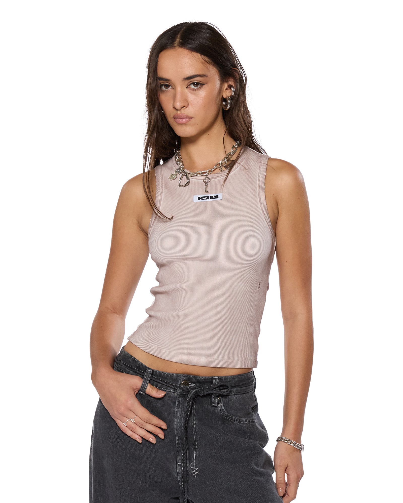 WOMENS LABELS SYNDICATE XTRA BLOOM FITTED FASHION TOPS