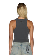 WOMENS ORIGIN TANK GARTER CHARCOAL FASHION TOPS