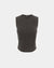 WOMENS  STAGED TANK WASHED BLACK FITTED TEES
