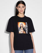 Womens Die Hard Oh G Ss Tee Black Oversized Tees - Black