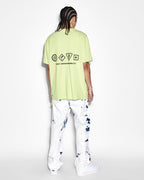 Mens Enjoy Biggie Ss Tee Daylite Oversized Tees - Green