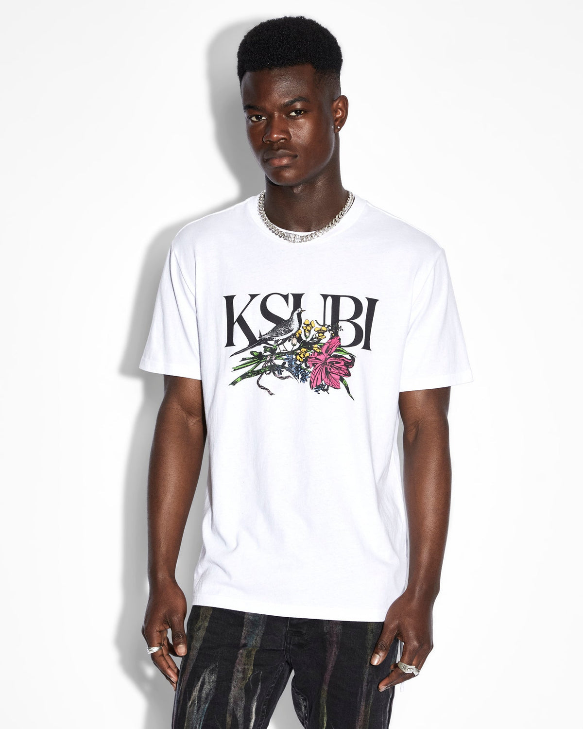 HABITAT KASH SS TEE TRU WHITE