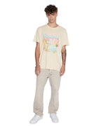 Mens Paradise Biggie Ss Tee Dusty Desert Oversized Tees - Tan
