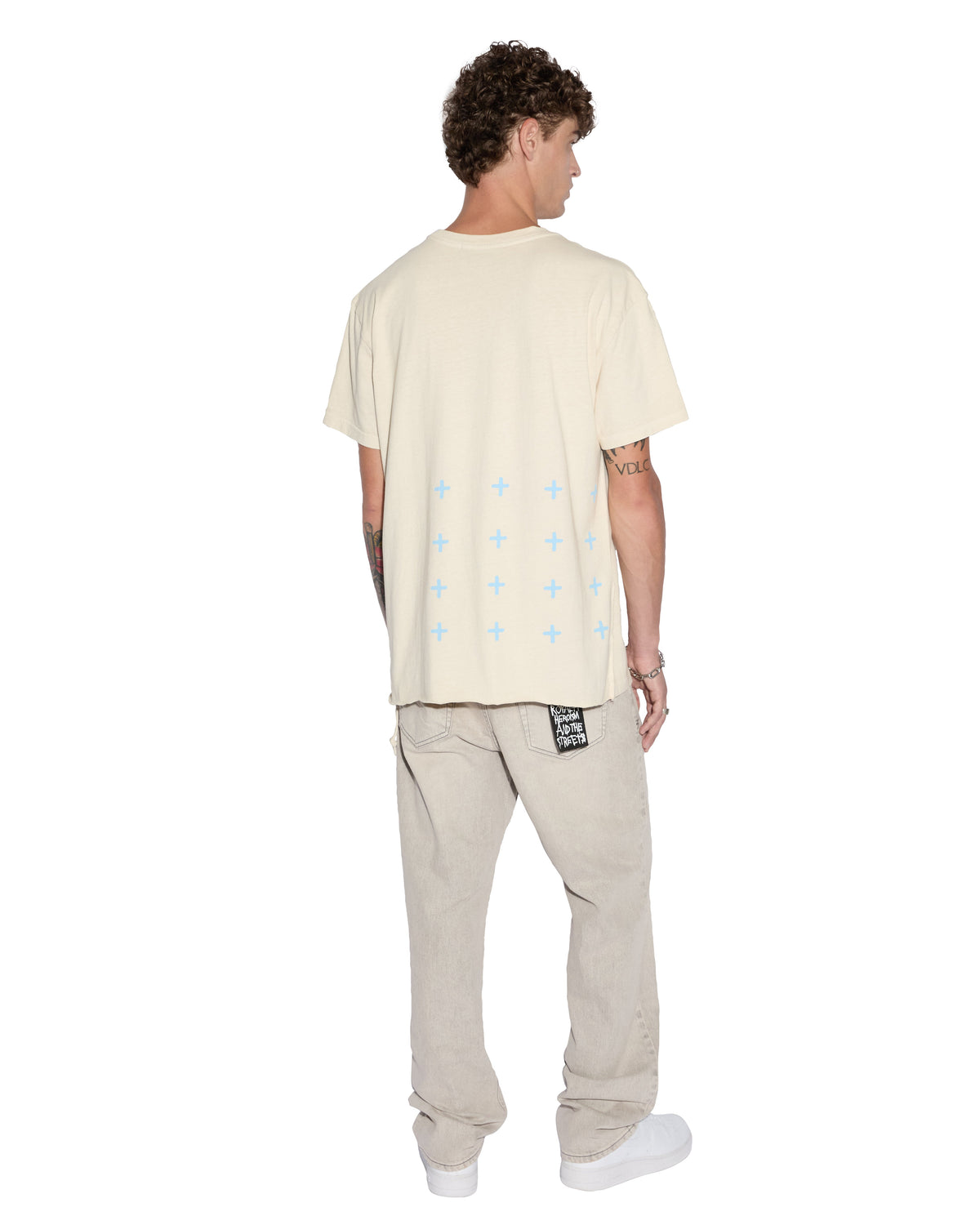 Mens Paradise Biggie Ss Tee Dusty Desert Oversized Tees - Tan