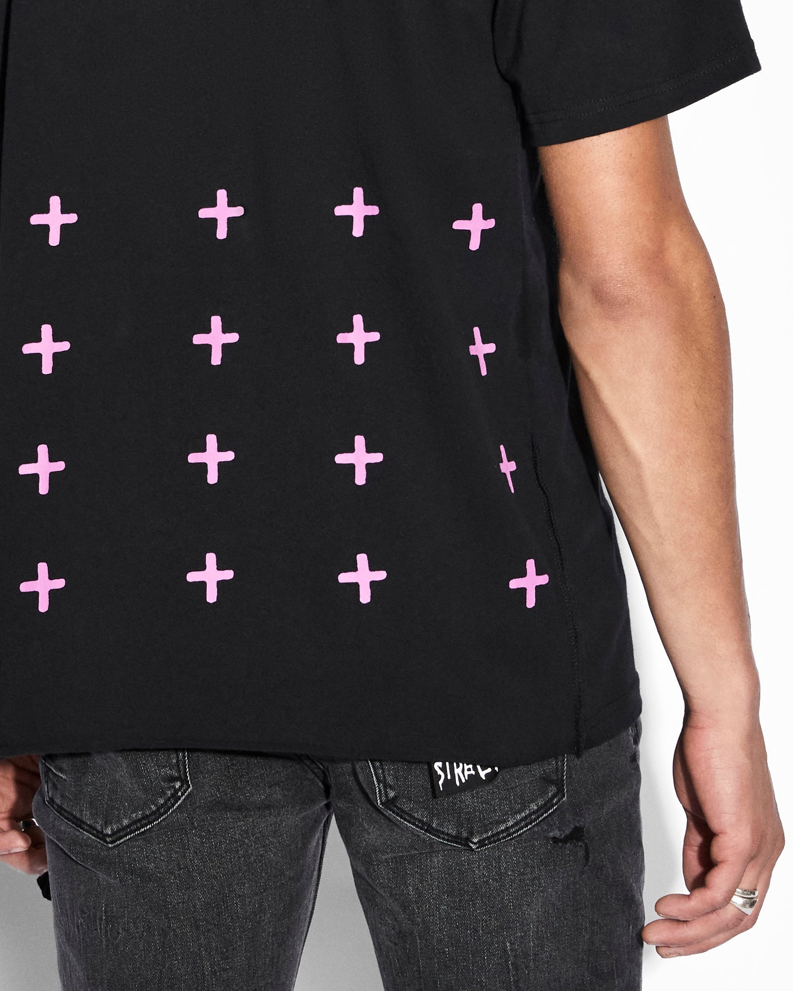 MENS  UNITYFLY BIGGIE SS TEE BLACK OVERSIZED TEES