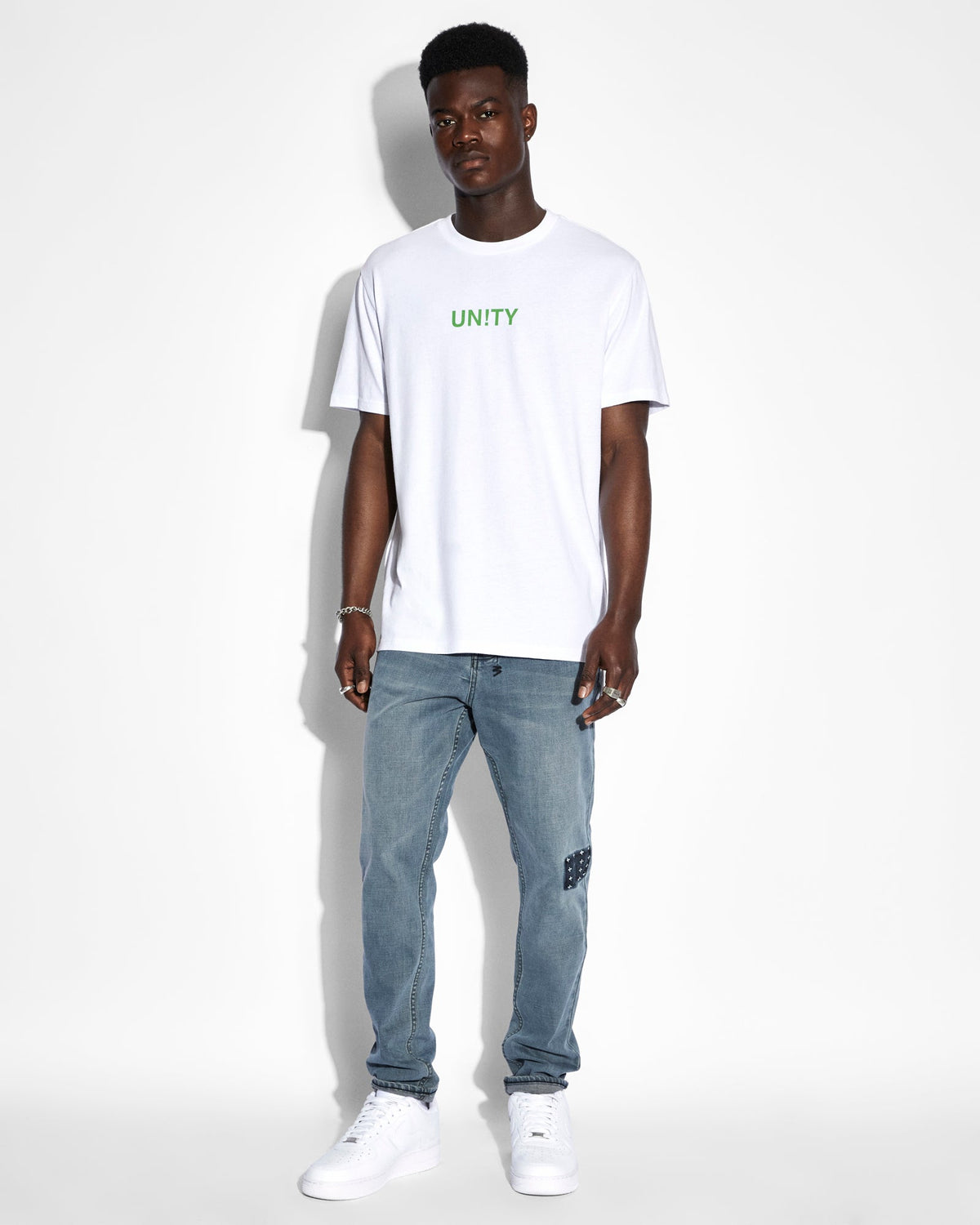 UNITY STITCH KASH SS TEE WHITE