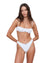 WOMENS  OFF-DUTY BIKINI WHITE RIB REGULAR BIKINI