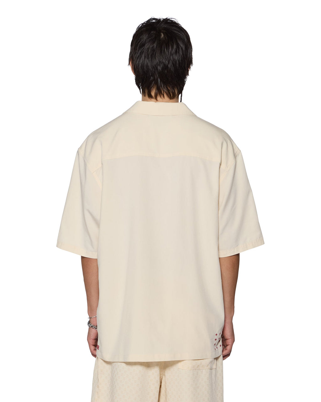 Mens 1999 Diner Ss Shirt Ecru Relaxed Shirts - Beige