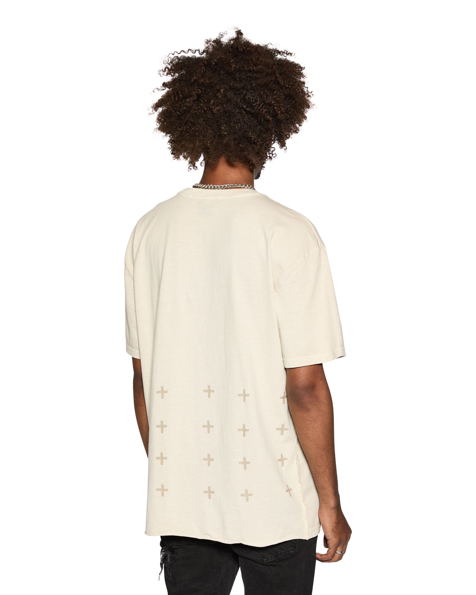 MENS 4 X 4 BIGGIE SS TEE DESERT OVERSIZED TEES