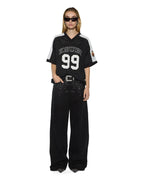WOMENS 99 SS JERSEY BLACK TEES