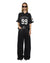 WOMENS  99 SS JERSEY BLACK BAGGY TEES