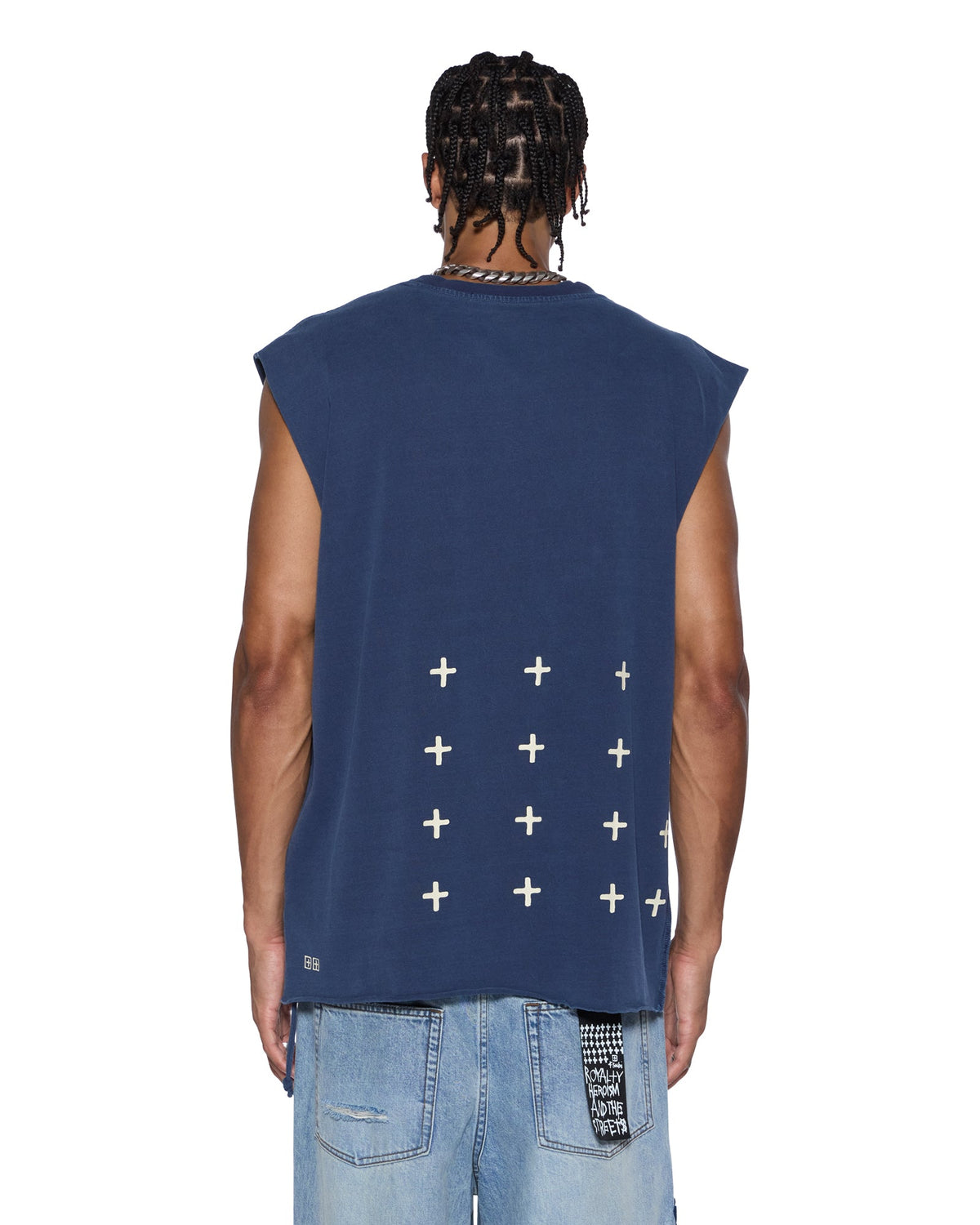 MENS ALL DAY BIGGIE CUT OFF TEE DEEP TEES