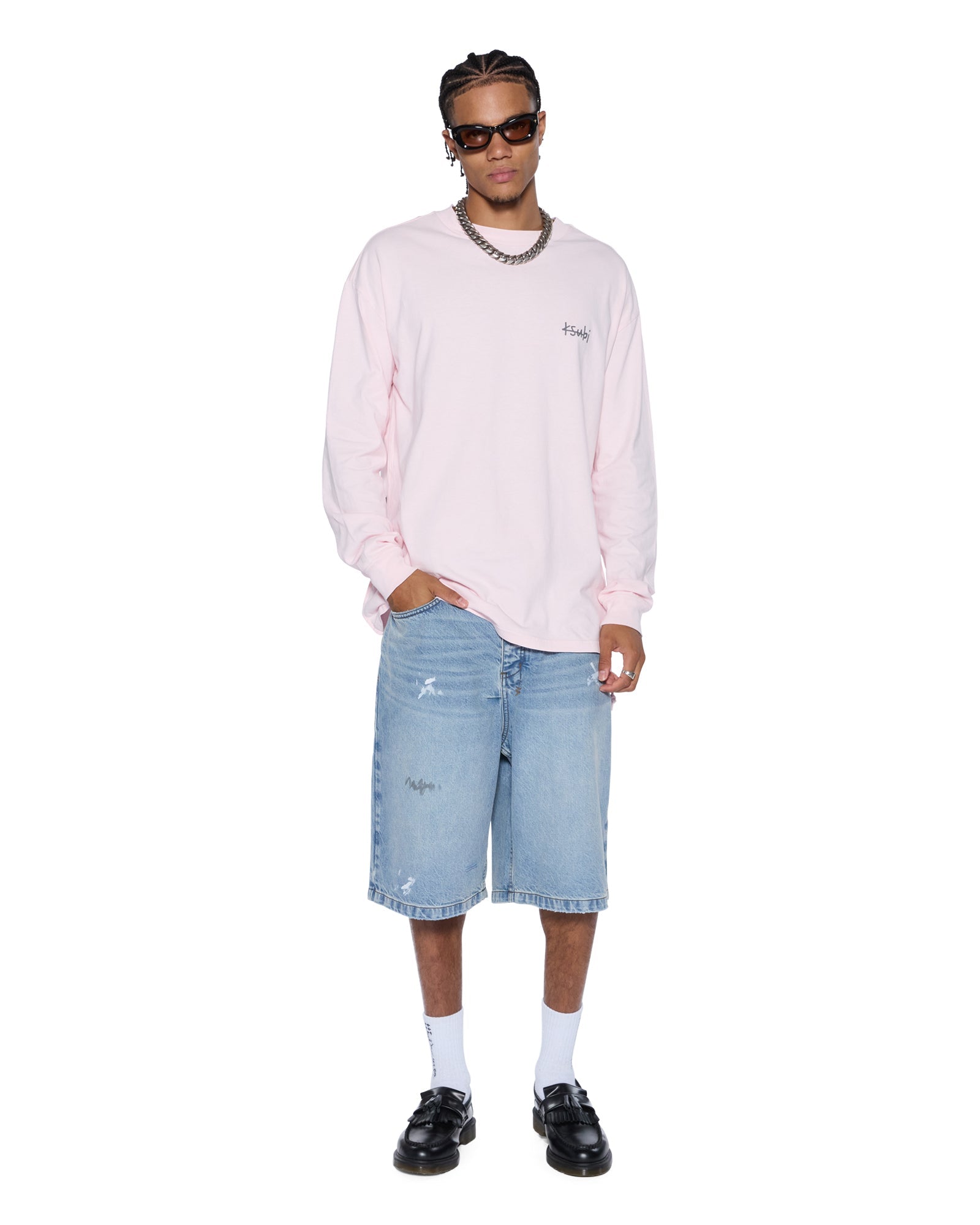 KSUBI allday biggie 長袖 Tシャツ Ice Quartz 送料込み Buy ALLDAY BIGGIE LS TEE ICE QUARTZ | Ksubi ++
