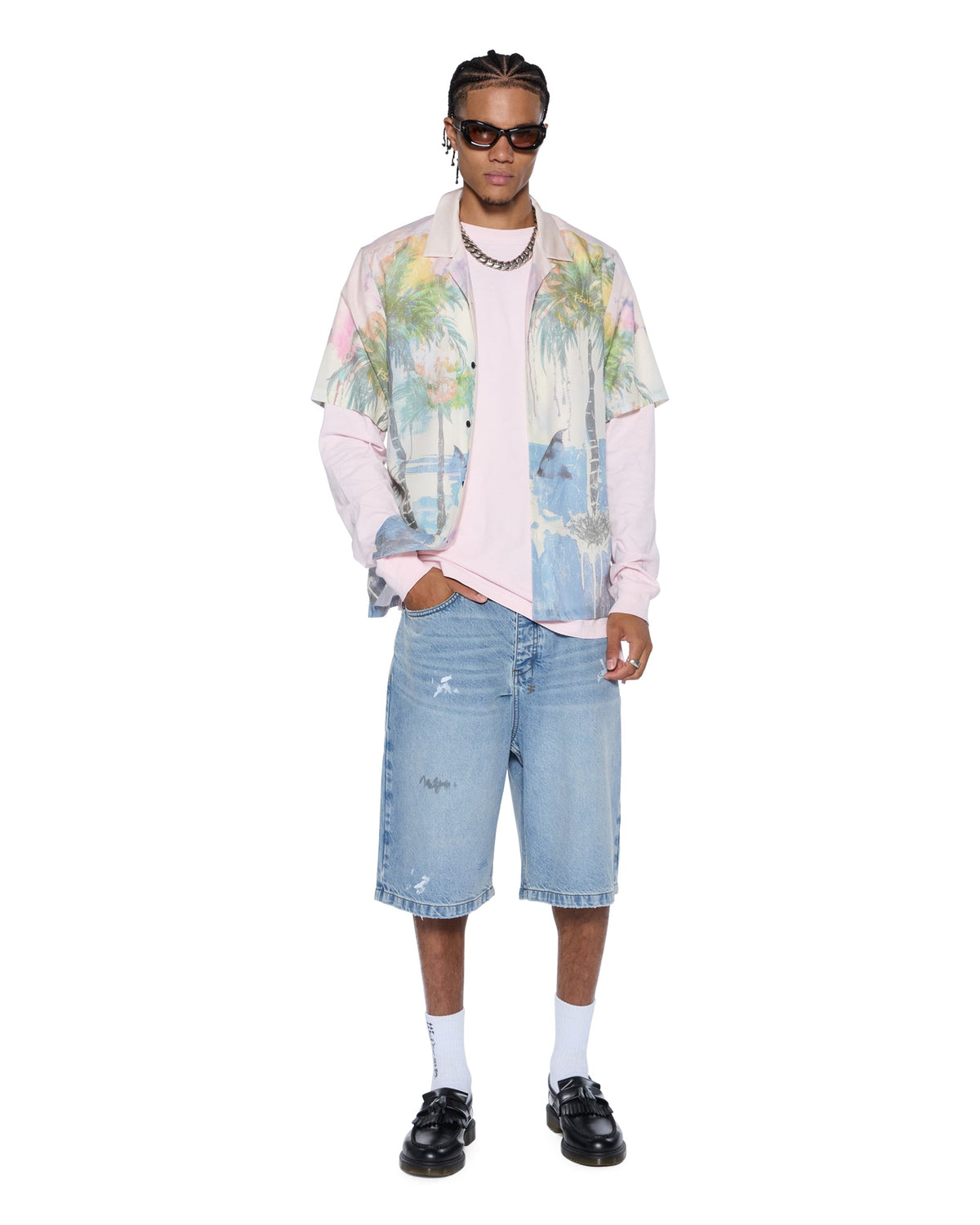 ALLDAY BIGGIE LS TEE ICE QUARTZ