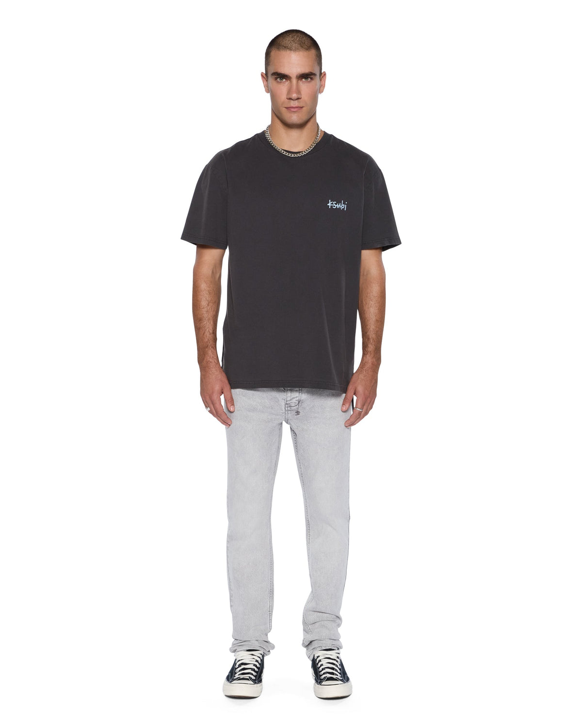 ALLDAY BIGGIE SS TEE FADED BLACK