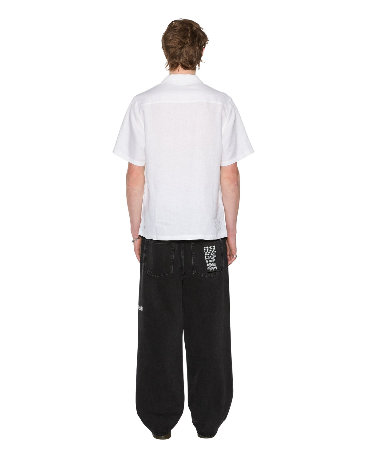 Mens Costa Resort Ss Shirt White Regular Shirts - White